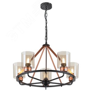 Люстра  Rivoli Lilo 2139-205 5 * Е27 40 Вт классика (Б0051245) - ЭРА (Энергия света)