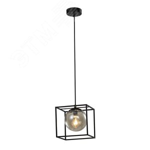Светильник подвесной (подвес) Miyuki 5146-201 х Е14 40 Вт черный лофт - кантри потолочный - Rivoli