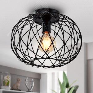 Светильник потолочный Rivoli Nora 5092-201 1 х Е27 40 Вт лофт-кантри для натяжных потолков (Б0053051) - фото 2