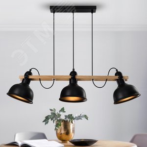 Светильник подвесной (подвес) Nathalie 4021-213 3 х Е27 40 Вт лофт - кантри - фото 2