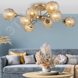 Люстра Amalia 3090-308 8 х Е27 40 Вт модерн - фото 3