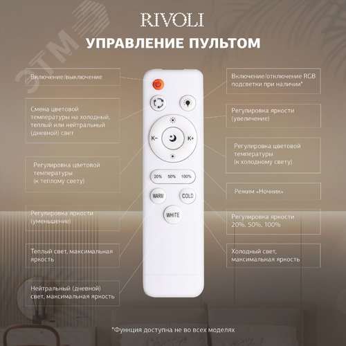 Светильник потолочный Lucia 6091-105 светодиодный с пультом 86 Вт 4000К - 6000К LED модерн - фото 19