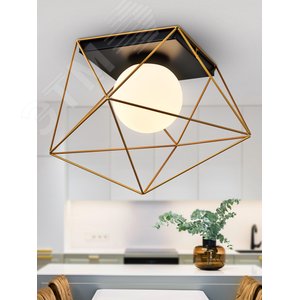 Светильник потолочный Rivoli Raila 4098-201 1 х Е14 40 Вт дизайн для натяжных потолков (Б0053044) - фото 2