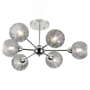 Люстра  Rivoli Hiltrude 3107-306 6 * Е27 60 Вт модерн (Б0051265) - ЭРА (Энергия света)