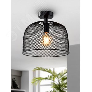 Светильник потолочный Rivoli Armina 5095-201 1 х Е27 40 Вт лофт-кантри для натяжных потолков (Б0053054) - фото 3