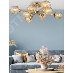 Люстра Amalia 3090-308 8 х Е27 40 Вт модерн - фото 4
