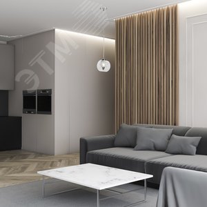 Светильник подвесной (подвес) Rivoli Mod 3034-201 1 * E14 40 Вт модерн (Б0037686) - фото 2
