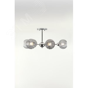 Люстра  Rivoli Hiltrude 3107-306 6 * Е27 60 Вт модерн (Б0051265) - фото 3