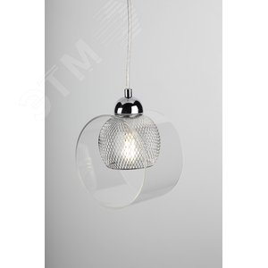 Светильник подвесной (подвес) Rivoli Mod 3034-201 1 * E14 40 Вт модерн (Б0037686) - фото 3