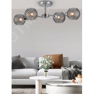 Люстра  Rivoli Astrid 3091-304 4 * Е27 40 Вт модерн (Б0050818) - фото 4