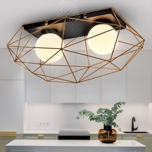 Светильник потолочный Rivoli Raila 4098-312 2 х Е14 40 Вт дизайн для натяжных потолков (Б0053046) - фото 3