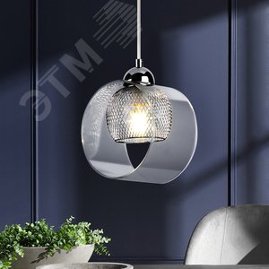 Светильник подвесной (подвес) Rivoli Mod 3034-201 1 * E14 40 Вт модерн (Б0037686) - фото 4
