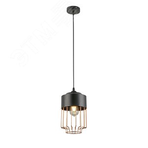 Светильник подвесной (подвес) Rivoli Marlis 5052-201 1 х E27 60 Вт лофт - кантри (Б0047531) - фото 5