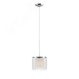 Светильник подвесной (подвес) Rivoli Rosco 3041-201 1 * E27 60 Вт хрусталь модерн (Б0044353) - фото 6