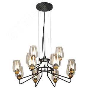 Люстра  Rivoli Gera 4065-212 12 х E27 40 Вт дизайн (Б0047326) - ЭРА (Энергия света)