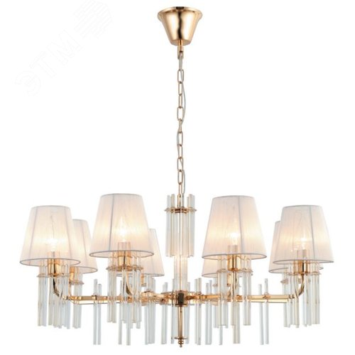 Люстра Lilith 1039-308 8 х Е14 40 Вт хрусталь - Rivoli