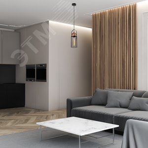 Светильник подвесной (подвес) Rivoli Anemon 5062-201 1 х E27 40 Вт лофт - кантри (Б0047359) - фото 5