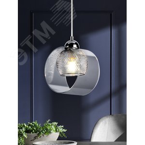 Светильник подвесной (подвес) Rivoli Mod 3034-201 1 * E14 40 Вт модерн (Б0037686) - фото 7