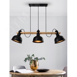 Светильник подвесной (подвес) Nathalie 4021-213 3 х Е27 40 Вт лофт - кантри - фото 3