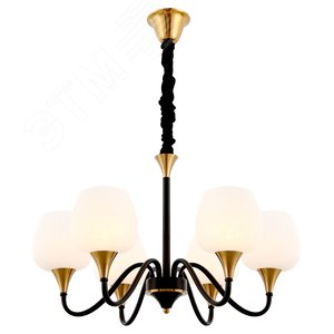 Люстра  Rivoli Emarita 2049-206 6 х Е27 40 Вт классика (Б0047913) - ЭРА (Энергия света)