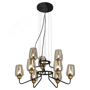 Люстра  Rivoli Gera 4065-209 9 х E27 40 Вт дизайн (Б0047325) - ЭРА (Энергия света)