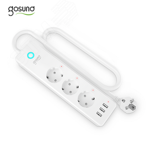 Фильтр умный сетевой Gosund Smart plug Wi-Fi, 3   розетки, 3 USB, 15А, 3680 Вт - Gosund