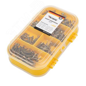 Набор саморезов для ДСП (255 шт) KRANZ - REXANT
