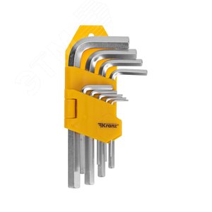 Набор ключей имбусовых HEX 1,5-10 мм, CrV, 9 шт. - REXANT