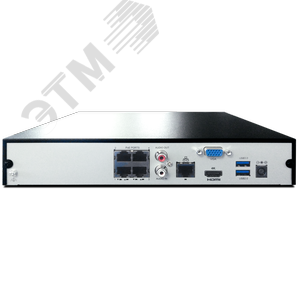 Видеорегистратор IP 4-канальный 8Мп с PoE 1 HDD до 8ТБ - фото 4