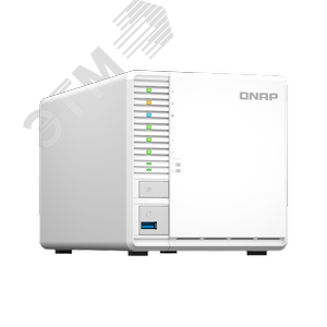 Сетевое хранилище 3 отсека 3,5‘‘/2,5‘‘, Intel Celeron N5105/N5095 2,0 ГГц, DDR4 8 ГБ - QNAP