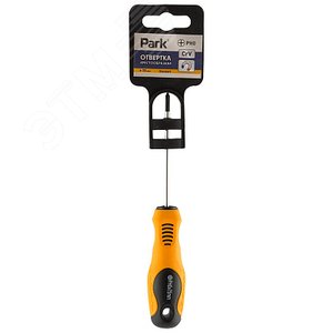 Отвертка Standart PH0х7,5см, двухкомпонентная рукоятка, крестовая - СКРАП