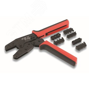 Пресс-клещи для обжима наконечников с 3 сменными матрицами Click'N'Crimp - Rotorica