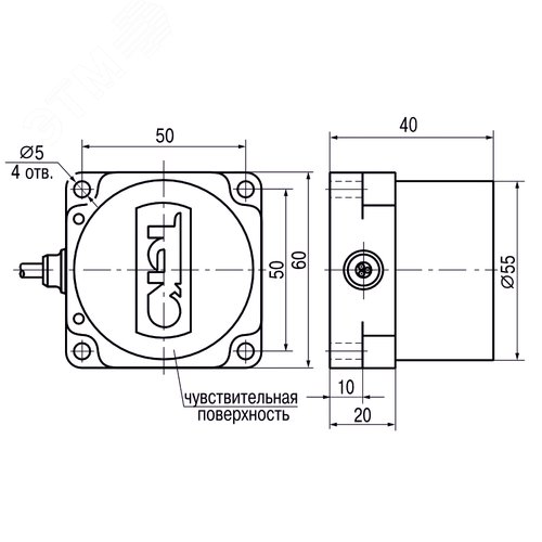 Выключатель бесконтактный ISN I8P5-31P-R35-LZ - фото 3