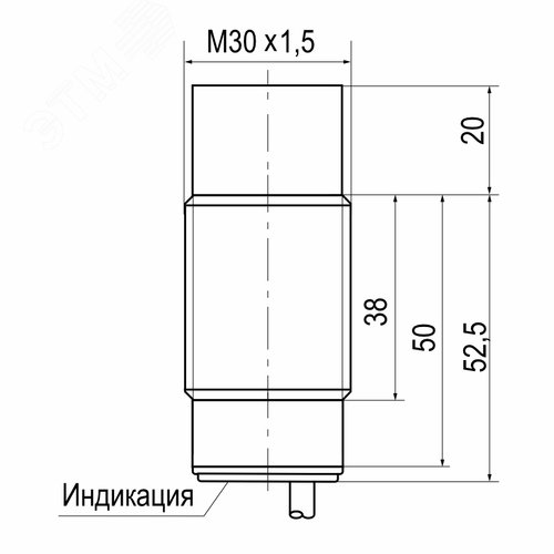 Преобразователь перемещения индуктивный ISAN E8A-31P-15-P-4 - фото 3