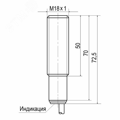 Преобразователь перемещения индуктивный ISAB A41A-43P-5-P - фото 3