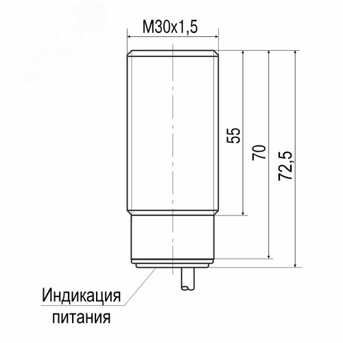Преобразователь перемещения индуктивный ISAB A82A-31P-10-P - фото 3