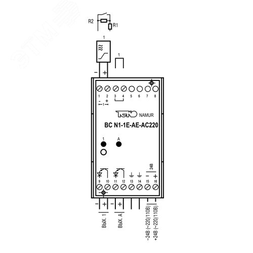 Блок сопряжения BC N1-1E-AE-AC220 - фото 2