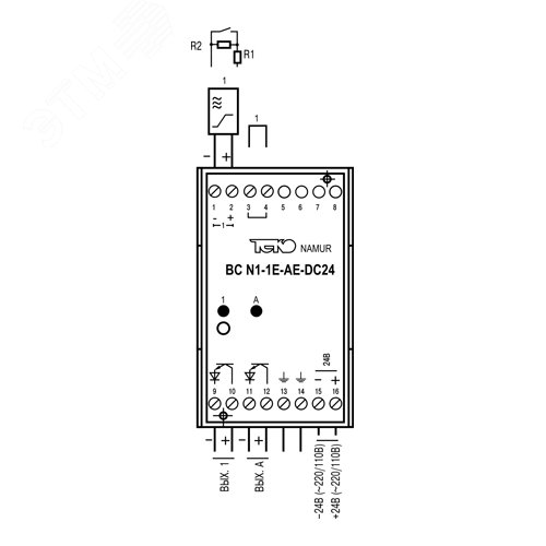 Блок сопряжения BC N1-1E-AE-DC24 - фото 2