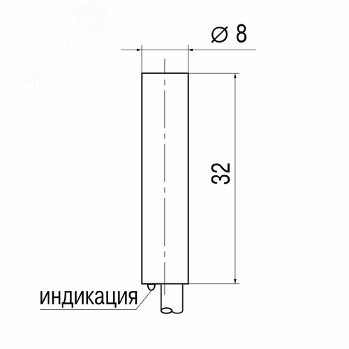 Бесконтактный выключатель ISB D1B-31P-1.5-L - фото 3