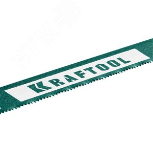 Биметаллическое гибкое полотно по металлу 18 TPI, быстрый рез, 300 мм, волнообразная разводка, 1 шт, Alligator-18 - фото 3