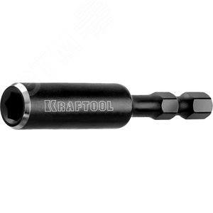 Адаптер ''PRO'' Impact Pro для бит, для ударных шуруповертов, хвостовик E 1/4'', магнитный, 60мм - ЗУБР