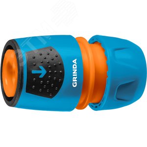 Универсальный соединитель PROLine TU для шланга, 1/2''-3/4'', быстросъёмный, пластиковый с TPR - ЗУБР
