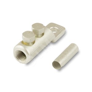 LUG50-95/10LVTIN Кабельный наконечник с болтами со срывными головками Al 50-95, Cu 50-70 мм2 d 10,5 мм (LUG50-95/10LVTIN) - Ensto