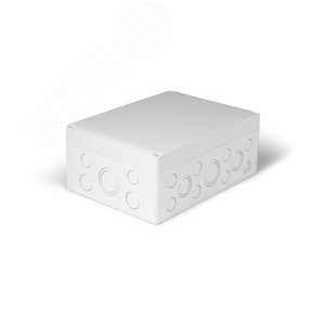 Корпус термопластиковый Cubo S 175 x 250 x 100 мм, 75 мм основание, метрические выбивные отверстия, серая крышка, PC, IP 66/67 (SPCM182510HG) - Ensto