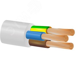 Провод силовой ПВС 3х0.75 ТРТС - Кабельмаш