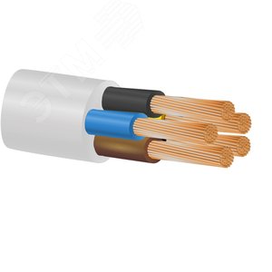 Провод силовой ПВС 5х2.5 ТРТС - Кабельмаш