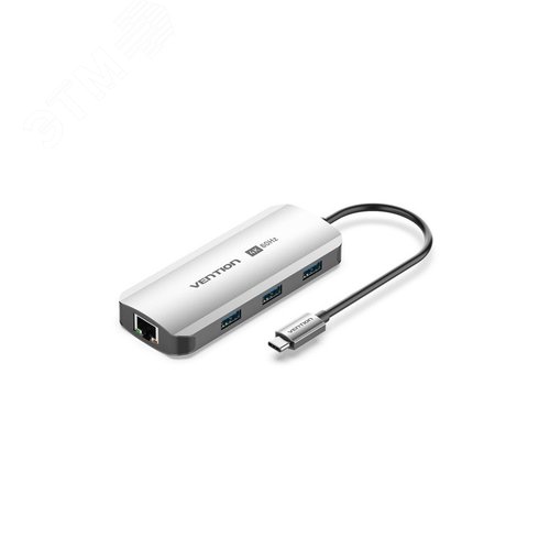 Мультифункциональный хаб USB Type C 6 в 1 - Vention