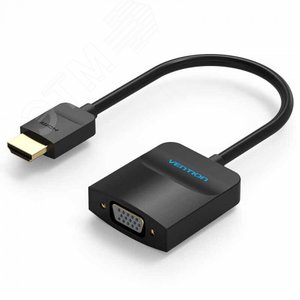 Мультимедиа конвертер HDMI на VGA + аудио, 0.15 м. - Vention