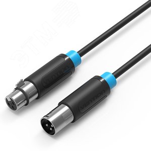 Аудио кабель XLR M на XLR F, 3 м. - Vention