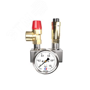Группа безопасности котла 50 кВт 3 бар BSGSS-25 - Gidruss, артикул BS 25010 02